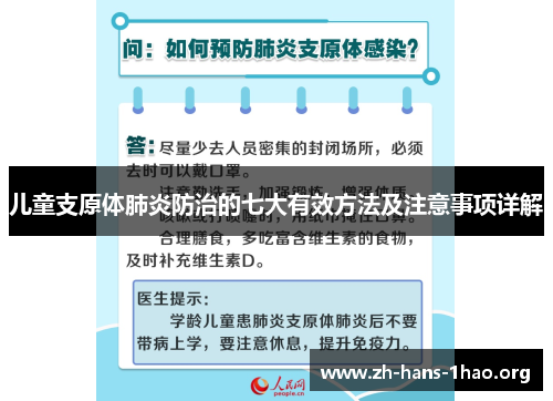 儿童支原体肺炎防治的七大有效方法及注意事项详解